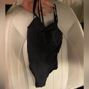 Girls black Ivivva leotard size 7